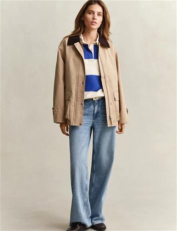 GANT Cotton Spring Decker Jacket - Cream - M