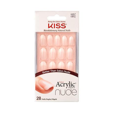 Kiss Salon Acrylic French Nude Revolutionary Natural Nails Medium