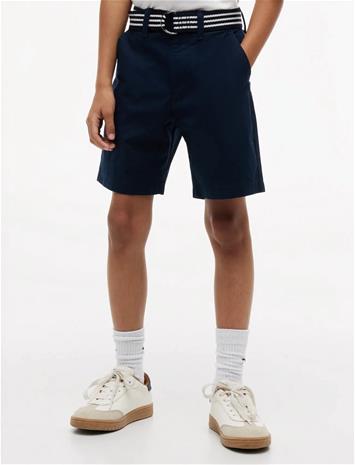 Tommy Hilfiger Baggy Chino Belted Short - Beige - 176