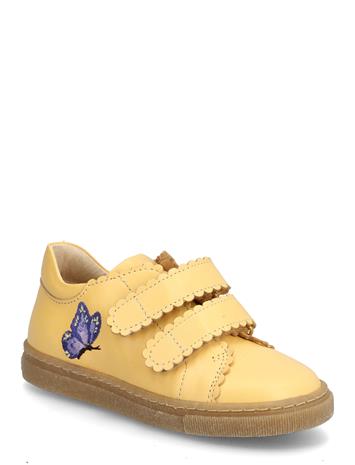 ANGULUS Shoes - Flat - With Velcro - Yellow - 32