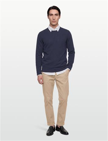 Morris Jack Soft Twill Trouser - Beige - 56