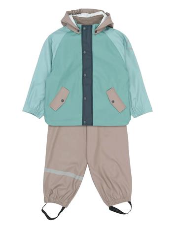 mikk-line Pu Rain Set Block W Susp 104 - Multi/patterned - 140