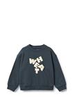 Wheat Sweatshirt L/S Lennon - Blue - 152