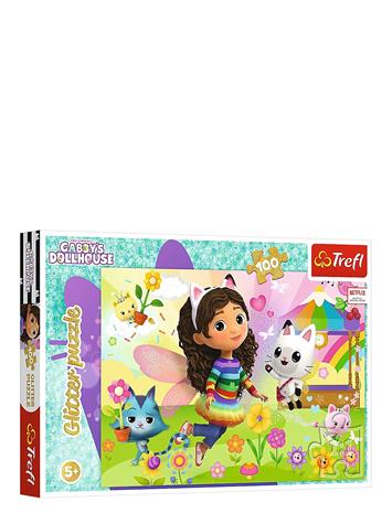 Trefl Pappussel Trefl 100 Bitar Glitter Gabby - Multi/patterned - ONE SIZE
