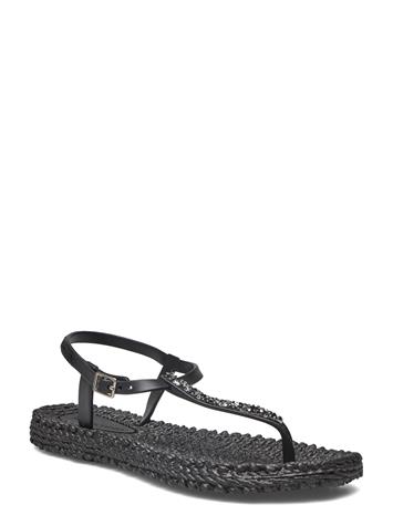 Ilse Jacobsen Flip Flops With Rhinestones - Black - 36