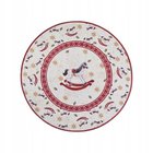 Villeroy & Boch Toy's Delight Limited Edition pyöreä matto 160x160, kermanvärinen ja punainen