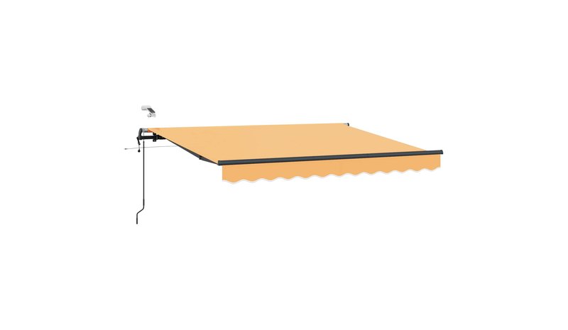 vidaXL Aurinkovarjon kangas Hiekka 300 x 250 cm Polyesteri