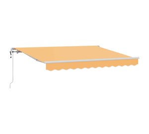 vidaXL Vedettävä markiisi Hiekka 300 x 250 cm