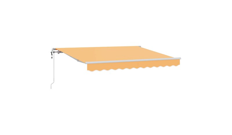 vidaXL Vedettävä markiisi Hiekka 300 x 250 cm
