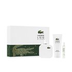 Hajuvesilahjapakkaus Lacoste L.12.12 Blanc puumainen aromaattinen miehille, 3-osainen