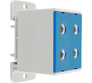 Sininen 1-koppi 4-reikäinen liitin, 50mm², 160a