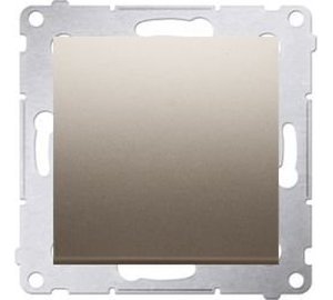 Simon 54 Single Switch, Matt Gold