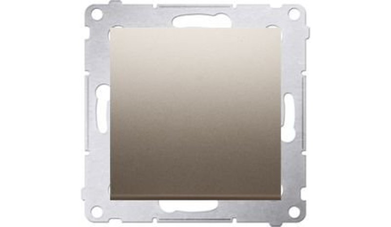 Simon 54 Single Switch, Matt Gold