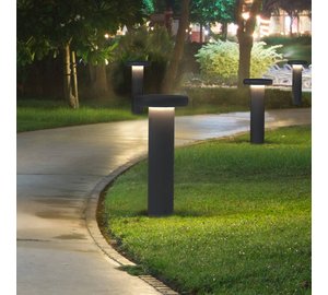 LED-pylväsvalaisin CIRC, DALI, antrasiitti, korkeus 82 cm, IP65