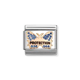 Nomination Composable Classic Symbols Protection perhonen pala ruusukulta 430202/51