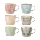 Bloomingville Carla-muki Monivärinen, 6-pack