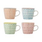 Bloomingville Carla-muki Monivärinen, 4-pack