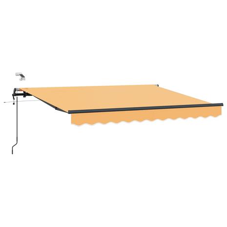 vidaXL Aurinkovarjon kangas Hiekka 500 × 350 cm Polyesteri