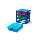 LEGO 3-DRAWER STORAGE RACK SYSTEM - Sininen