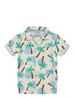 Geggamoja Shirt Palm Tree - Cream - 122/128
