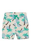 Geggamoja Shorts Palm Tree - Cream - 122/128