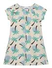 Geggamoja Singoalla Dress Palm Tree - Cream - 110/116