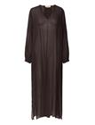 A Part Of The Art Horizon Dress Sheer Stripe - Brown - M/L