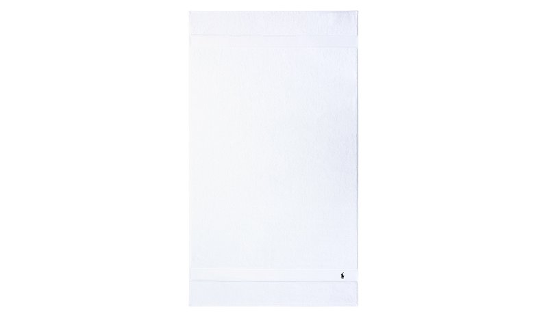 Ralph Lauren Home Poloplay Bath Sheet - White - 90X160CM