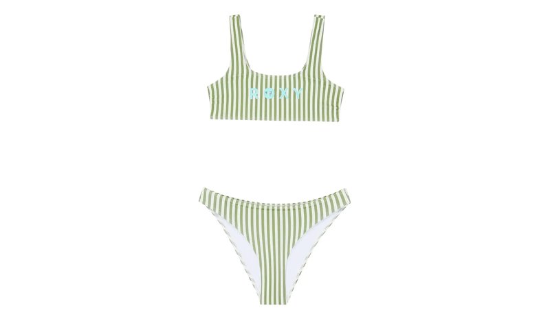 Roxy Bico Active Rg Bralette Set - Green - 176