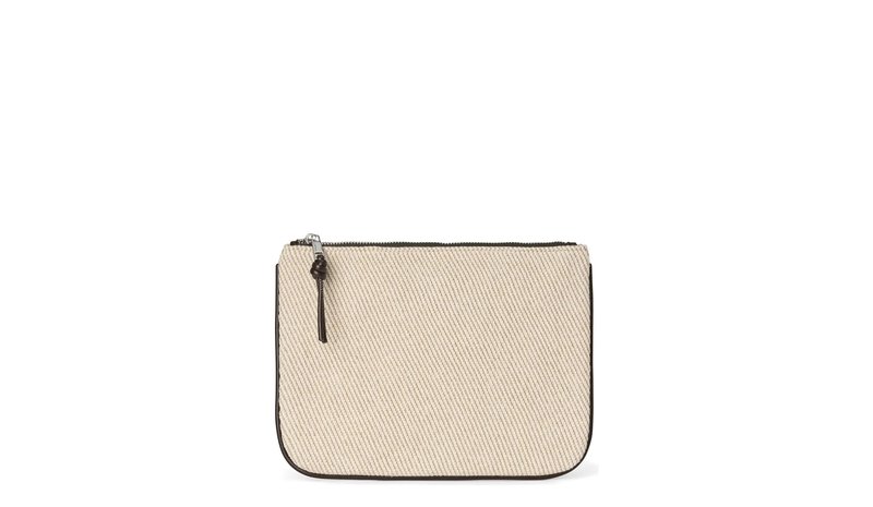 DAY ET Day Structure Twill Pouch - Cream - ONE SIZE