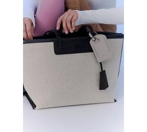 DAY ET Day Structure Twill Bag - Cream - ONE SIZE