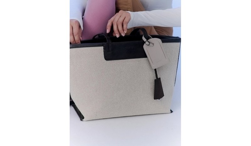 DAY ET Day Structure Twill Bag - Cream - ONE SIZE