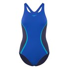 Speedo Solid Splice Medalist One Piece - Blue - 48
