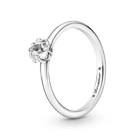 Pandora Ring Stackable Celestial Sparkling Star Solitaire 190026C01, sormus