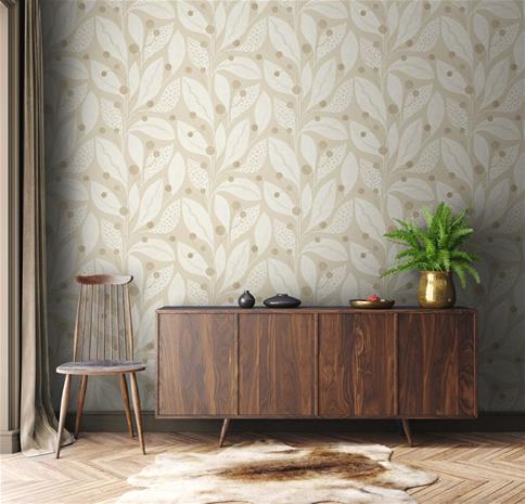 Berry Dot Flax - LBK50105W Tapetti