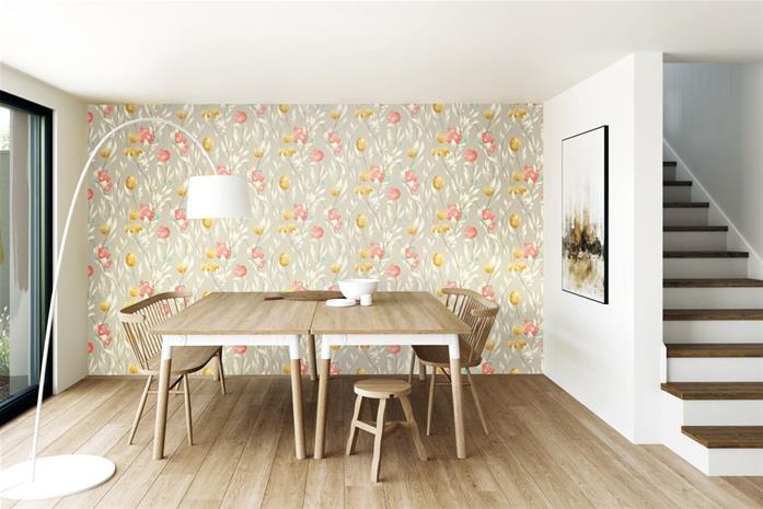 Pomegranate Trail Parchment - LBK50108W Tapetti
