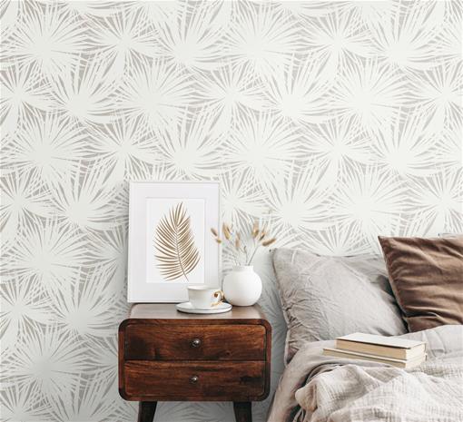 Palm Silhouette Cloud - LBK50111W Tapetti