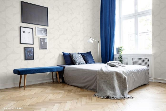 Beige Orbit - SK30052 Tapetti