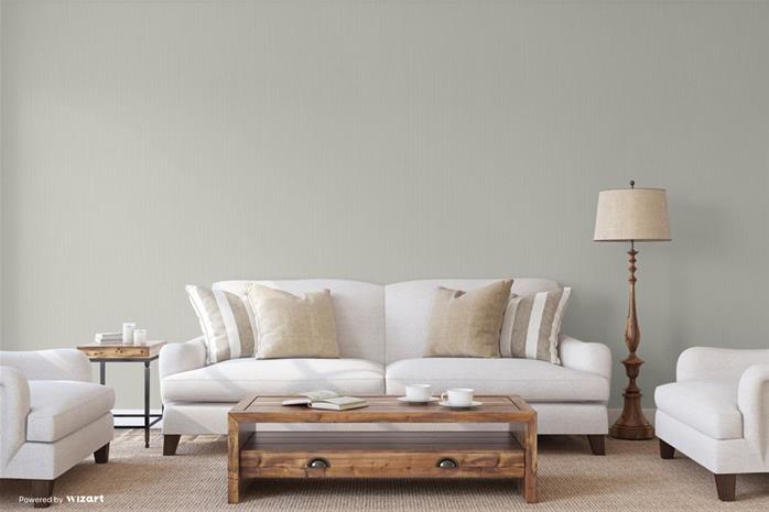 Grey Linen Plain - SK30082 Tapetti
