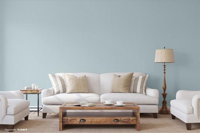 Aqua Linen Plain - SK30086 Tapetti
