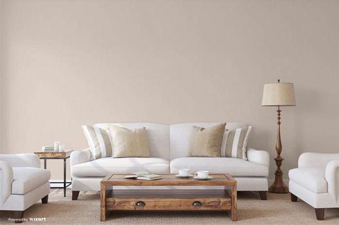 Blush Pink Linen Plain - SK30088 Tapetti