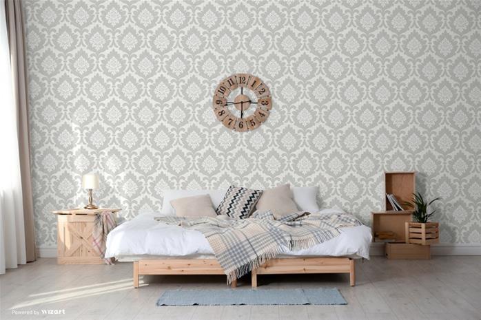 Grey Damask - DE41843 Tapetti – kuva 3/3