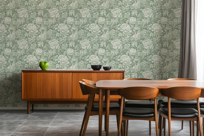 Saga Green - 1009401-01 Tapetti