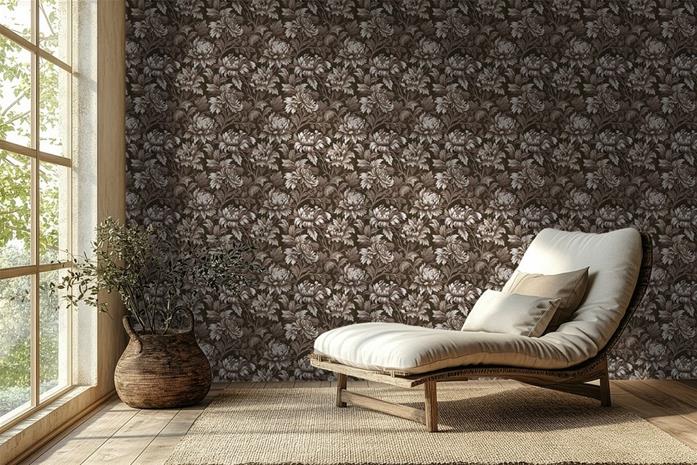 Stella Dark Brown - 1000603-08 Tapetti – kuva 2/3