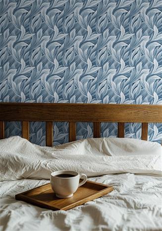 Lilly Dark Blue - 1001202-09 Tapetti