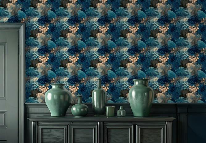 Nadim Blue - 1093901-04 Tapetti