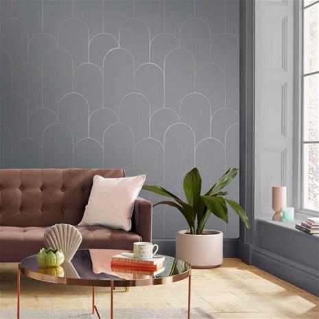 Lancet Grey & Rose Gold - 118021 Tapetti