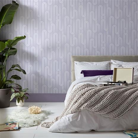 Ups n Downs Lavender - 118731 Tapetti
