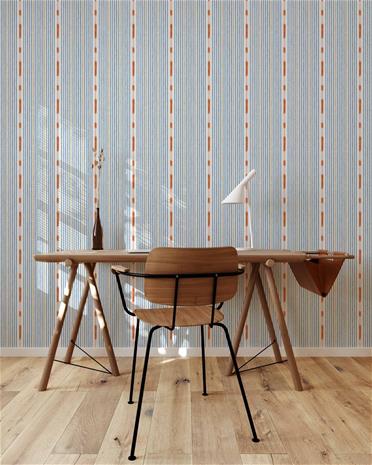 Huipil Blue - A00817N Tapetti
