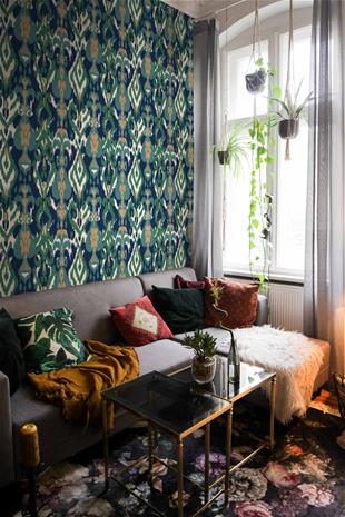 Uzbek Green - A00813N Tapetti